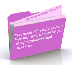 Treatment of Female Pattern Hair Loss With A Combination of Spironolactone and Minoxidil 